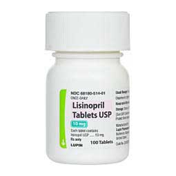 Lisinopril for Dogs & Cats 10 mg 100 ct - Item # 906RX
