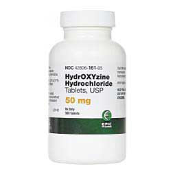 Hydroxyzine HCl for Dogs, Cats & Horses 50 mg 500 ct - Item # 915RX