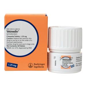 Vetmedin for Dogs 1.25 mg 50 ct - Item # 948RX