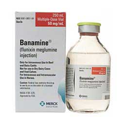 Banamine (Flunixin Meglumine) Veterinary 50mg/ml 250 ml - Item # 961RX