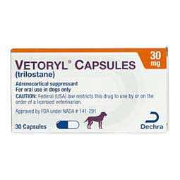 Vetoryl Capsules for Dogs 60 mg 30 ct