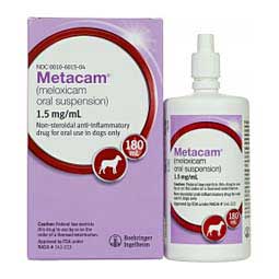 Metacam Oral for Dogs 1.5 mg/ml 180 ml - Item # 981RX