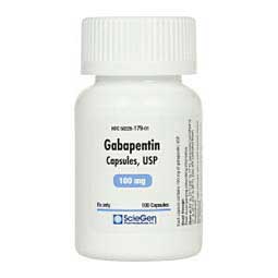 Gabapentin for Dogs and Cats 100 mg 100 ct capsules - Item # 990RX