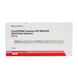 Cyclosporine Capsules, USP Modified for Dogs 50 mg 30 ct - Item # 995RX