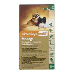 Advantage Multi for Dogs 3-9 lbs 6 ct - Item # 999RX